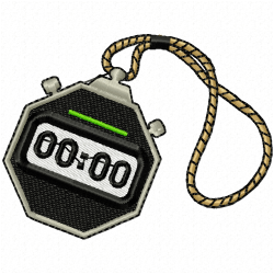 Clock Embroidery Design 9 Clock Embroidery Design 9